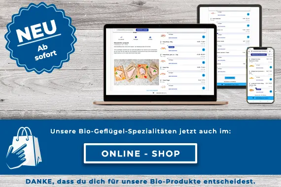 Neu Brunnenhof Bio-Geflügel Onlineshop